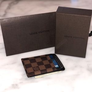 Louis Vuitton card holder/ money clip